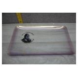 Vtg Glass Tray Advertising The Fuller Brush Co.