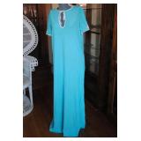 Vintage Cole Blue Full Length Swim Cover Up