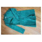 Vintage Juniorrie NY Green Ribbed Dress