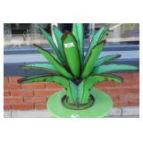 Metal Agave Garden Sculpture