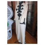 Vintage Black & Cream Embroidered Tunic