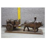 Vtg Hand-Carved Japanese Folk Art Figurine