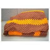 Handmade Fall Themed Crochet Afghan Blanket