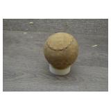 Antique Hand Stitched Leather Softball