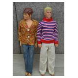 Two Vtg Mattel Ken Barbie Dolls