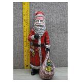 Vtg S.D.I. 1977 Blow Mold Plastic Santa Ornament