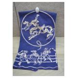Vtg Swagger Indigo Cotton Western Bandana