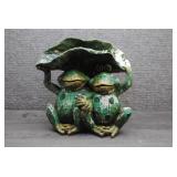 Vintage Goodeco Resin Frog Statue