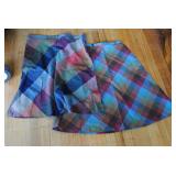 2 Vintage Rainbow Plaid Skirts
