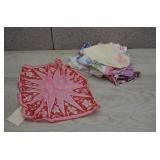 Lot of Various Vtg Cotton Handkerchiefs & Bandanas