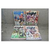 4 Big Eight Football Magazine Books