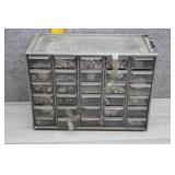 Vtg Stack-On Hardware & Craft Storage Cabinet