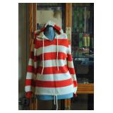 Vintage 70s Cecily Acrylic Knit Hoodie