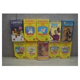 Lot of Multiple Vintage Golden Book VHS Tapes