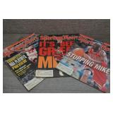 Three Sporting News Michael Jordan Cover Magazines