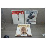 Three ESPN Michael Jordan Cover Page Magazines