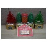 Vtg Avon Christmas Tree Containers, Soap Bars etc.