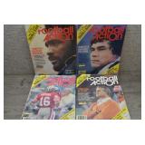 Four Vintage Football Action Magazine Books