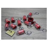 Vtg Coca-Cola Promotional Keychains