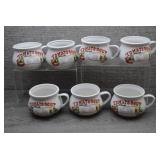 Set of Vtg Ceramic Mugs for Serving Tomato Soup