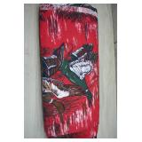 Vtg Red Mallard Duck Cotton Flannel Fabric