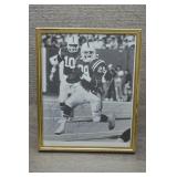 Black & White Signed Eric Dickerson Framed Photo