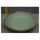 Vtg Frankoma Pottery Prairie Green Serving Dish
