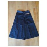 Vintage 70s Denim Blue Sailor Style Gauchos