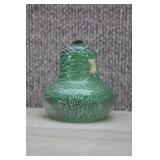 Vtg Green Murano-Style Art Glass Paperweight