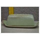 Vtg Frankoma Pottery Covered Butter Dish