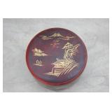 Vtg Japanese Lacquerware Coaster Set