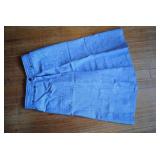Vtg Tomboy Blue Wide Leg Capri Shorts
