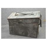 Vintage Metal Ammo Box