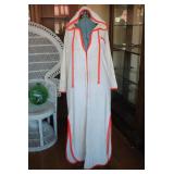 Vtg Loungees Full Length Hooded Tunic
