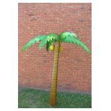 Large Metal Yard Art Palm Tree w Coconuts 73'