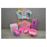 Vtg 1980s/90s Mattel Barbie Beauty Salon Playset