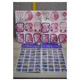 Vtg Valentine's Day Stickers & Cat-Themed Stickers