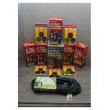 Lot of NIB Floodlights w/ Filters & Extension Cord