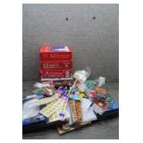Lot of Holiday Stationary, Decor, Pins, Cassettes