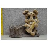 Vintage Max Hindt Ceramic Bunny Planter Figure