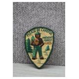 Vtg Embroidered Smokey the Bear Patch