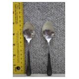 Vtg Silver Plated Grapefruit Spoons
