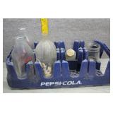 Vtg PepsiCola Bottle Carrier Holding Glass Bottles