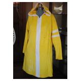 Vtg JCPenney Yellow Terry Cloth Robe