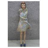 Vtg 1940s-Style Mannequin Fashion Doll