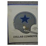 1971 World Champs Dallas Cowboys 3 Ring Binder