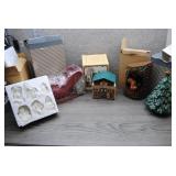 Vtg Christmas Lot-Avon McConnell's Village Pieces