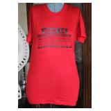 Vtg 1980s 'WANT AD' Red Graphic T-Shirt