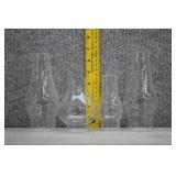 Clear Glass Chimneys for Oil or Kerosene Lamp