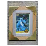 Framed 1983 Donruss Vida Blue Baseball Card